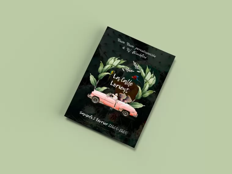 Imprimer flyer recto verso, Bordeaux, Krysiecki Léa