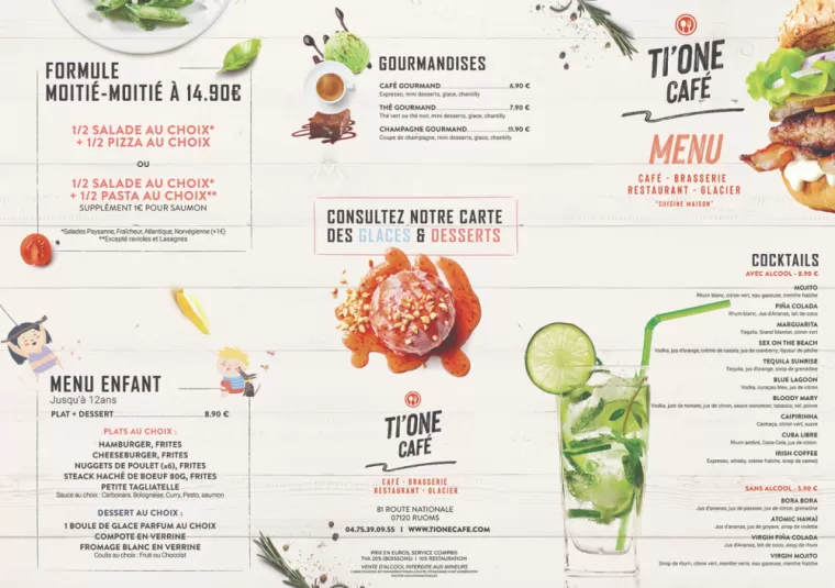 Création de menu sur mesure pour restaurant à Bordeaux, Bordeaux, Krysiecki Léa