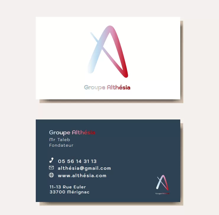 Prix cartes de visites à Bordeaux, Bordeaux, Krysiecki Léa